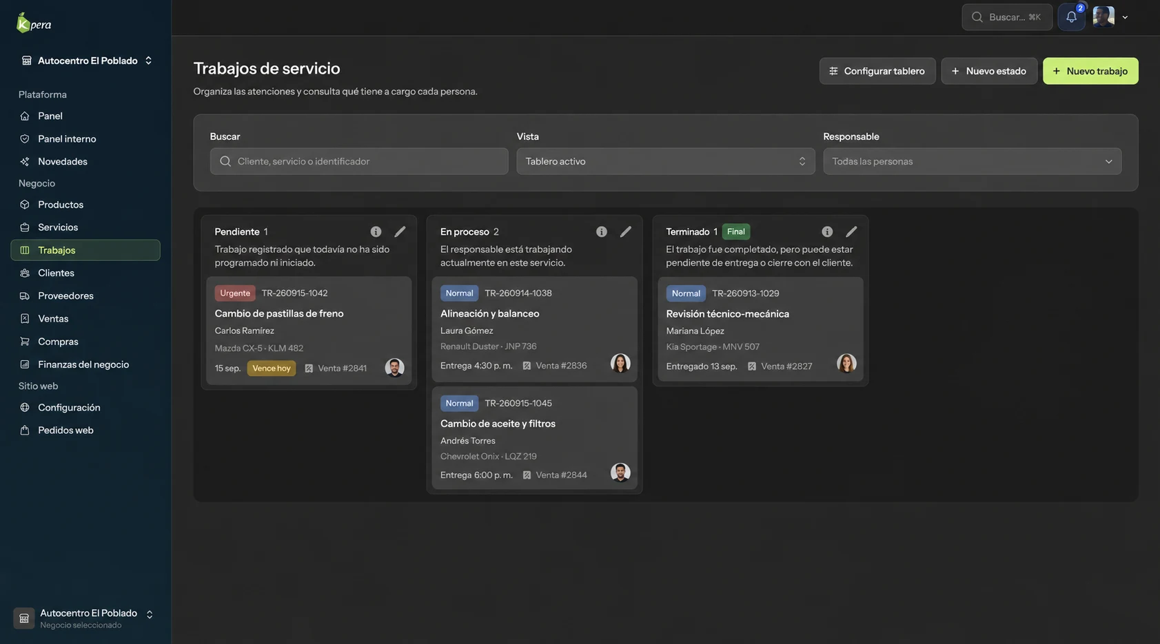 Más orden en tu kanban y más control sobre tus materiales